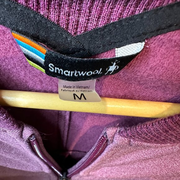 Smartwool Merino Wool Zip Up Jacket Size Medium - Picture 4 of 5